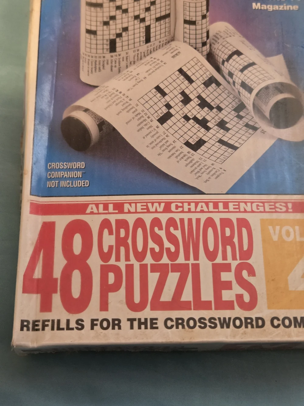 Vintage TV Guide Crossword Companion Roll-a-Puzzle Refills Volume 4 New Sealed